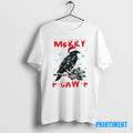 Official Happy Christmas Black Raven String Light Tee Sweater