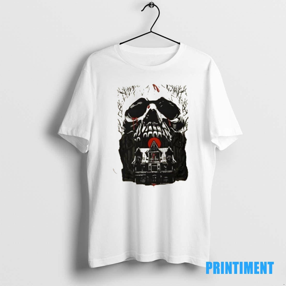 Official Haunted Mansion Skull Gothic Horror House Tee Sweater