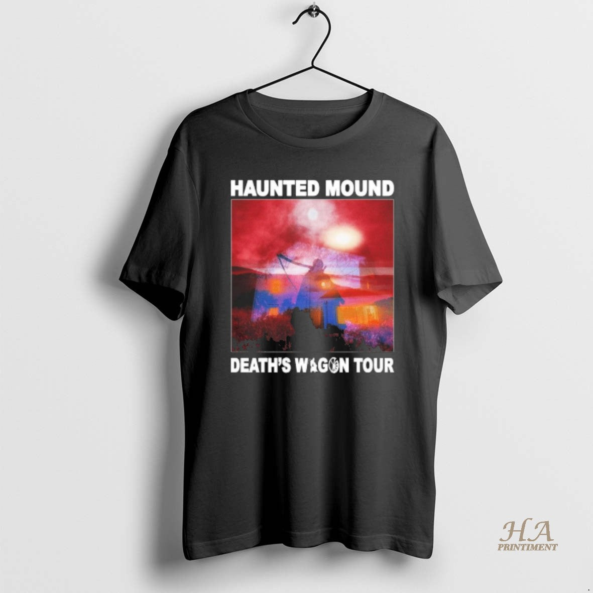 Official Haunted Mound Deaths Wagon Reaper