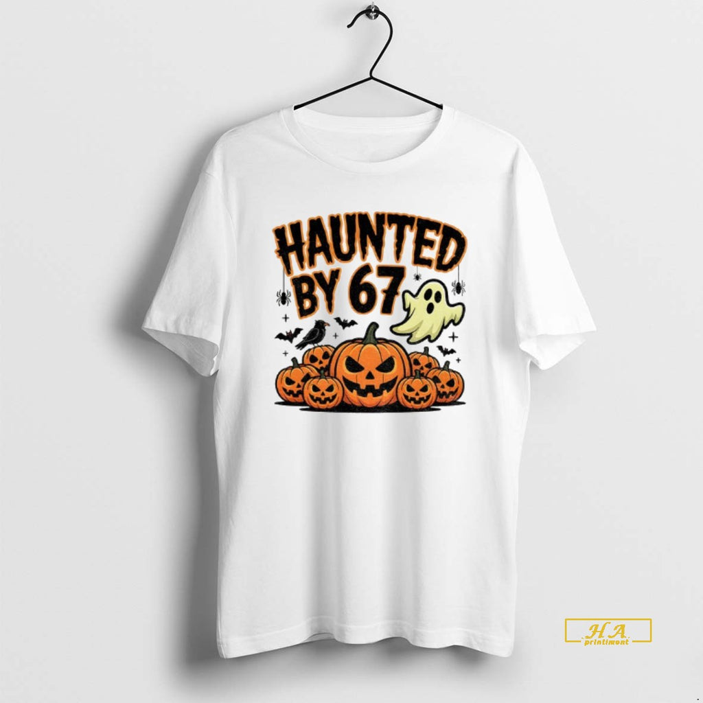 Official Haunted By 67 Halloween Cute Spooky Meme
