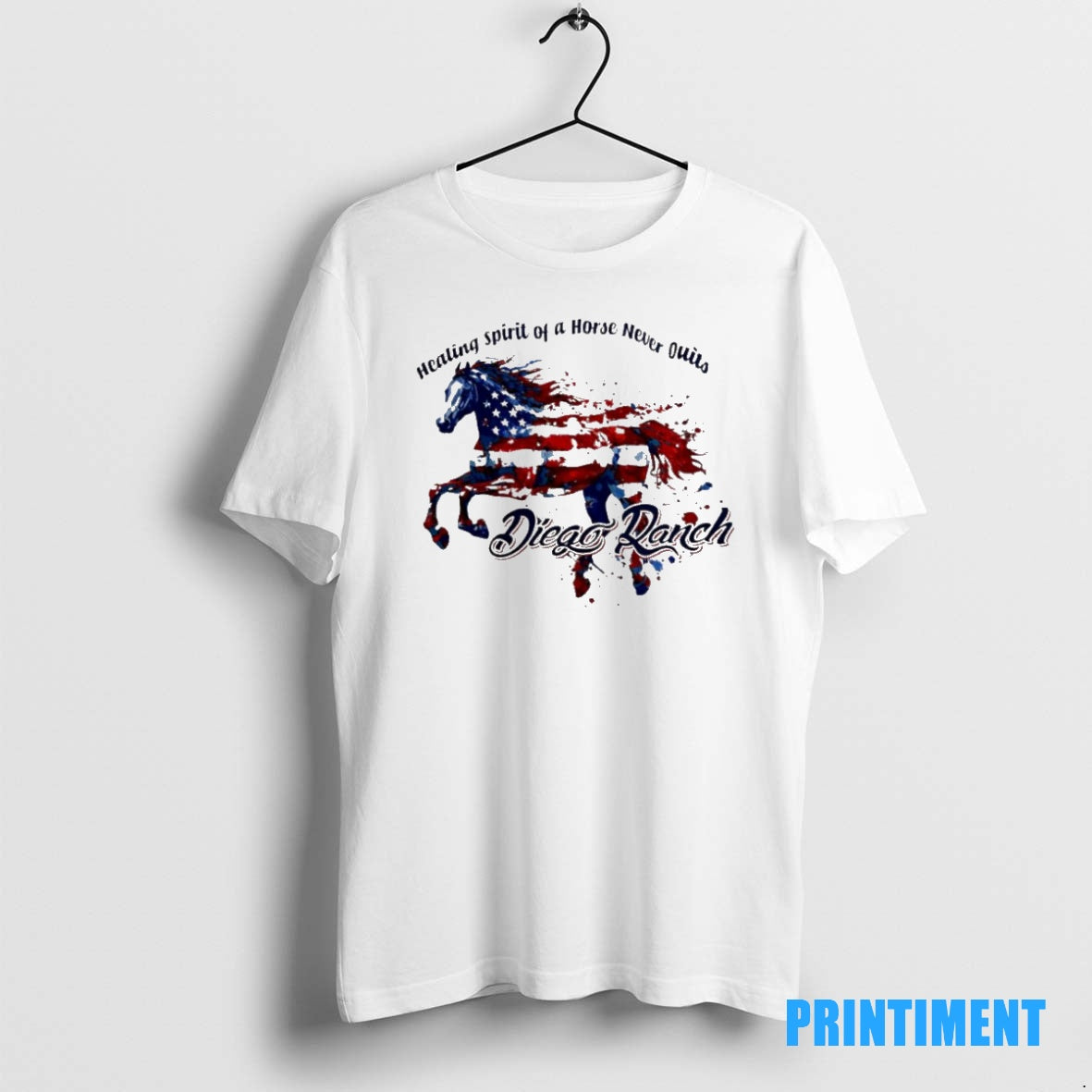 Official Healing Spirit Of A Horse Never Quits Diego Panch Tee Sweater