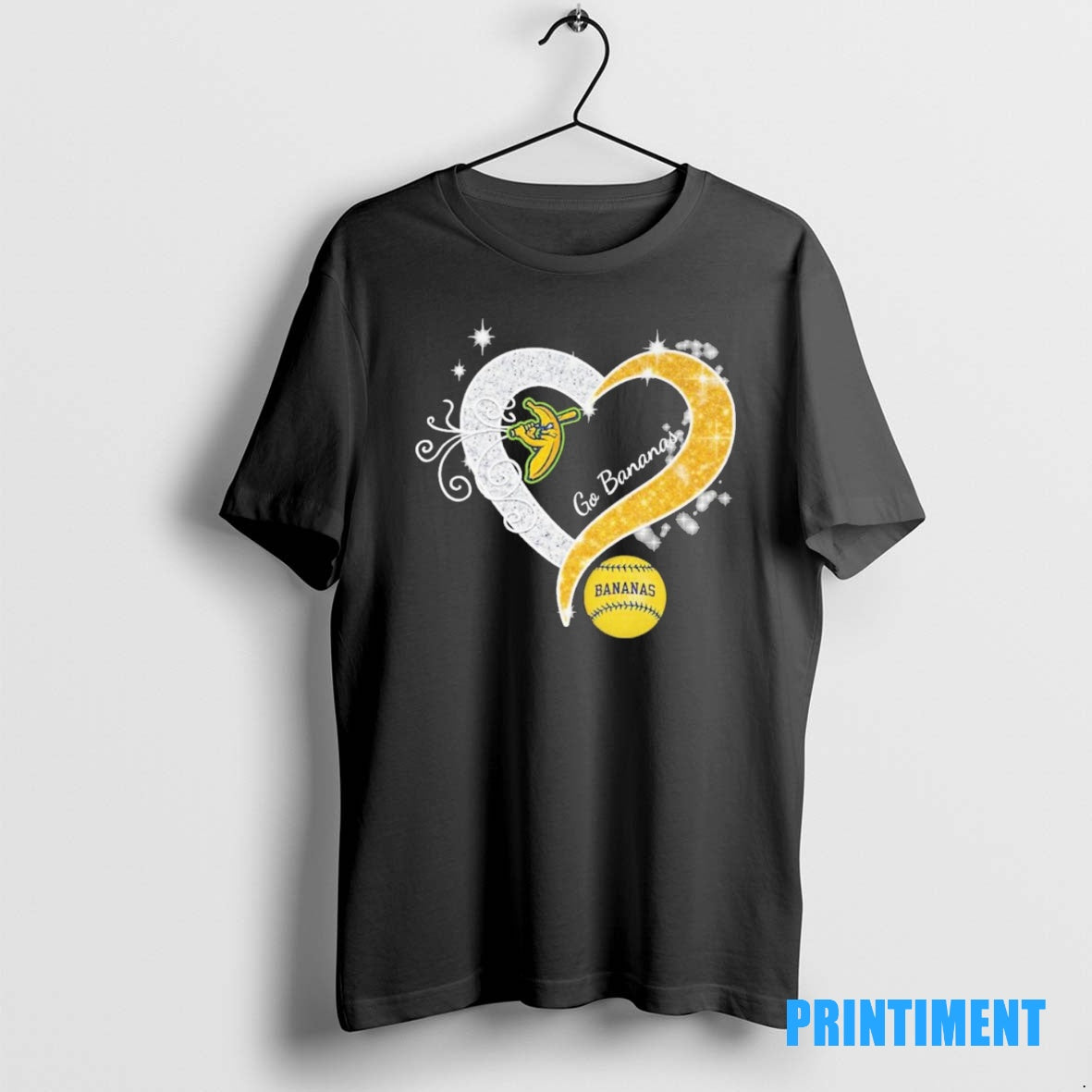 Official Heart Savannah Bananas Go Bananas Tee Sweater