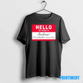 Official Hello My Name Is Andrew Mountbatten Windsor Tee Sweater