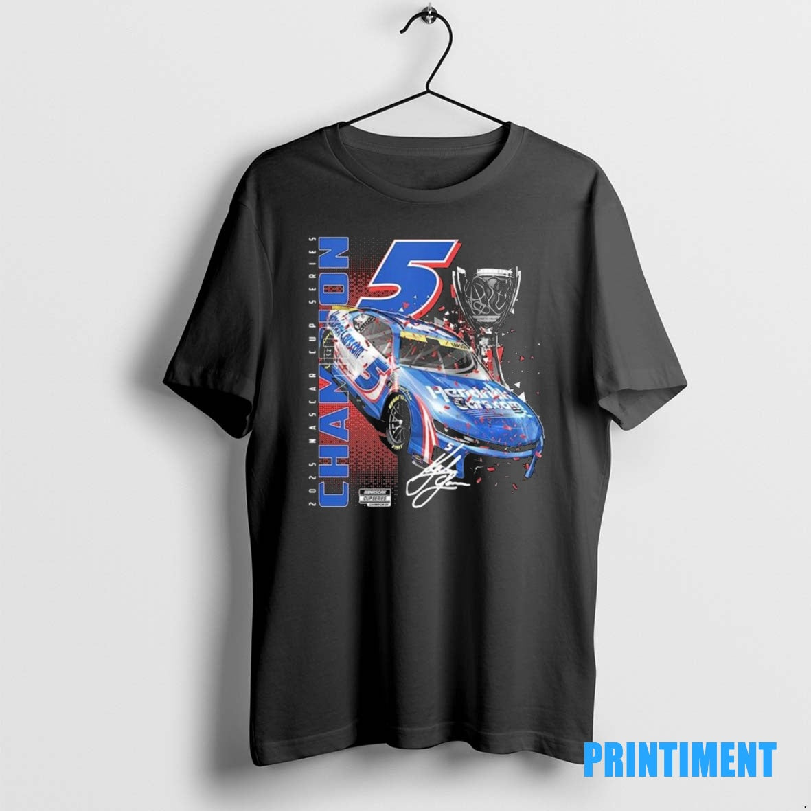 Official Hendrick Motorsports Team Kyle Larson 2025 Nascar Cup Series Champion Car Tee Sweater