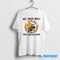Official Hey Guess What I Dont Like You Either Candy Corn Skateboarding Halloween Tee Sweater