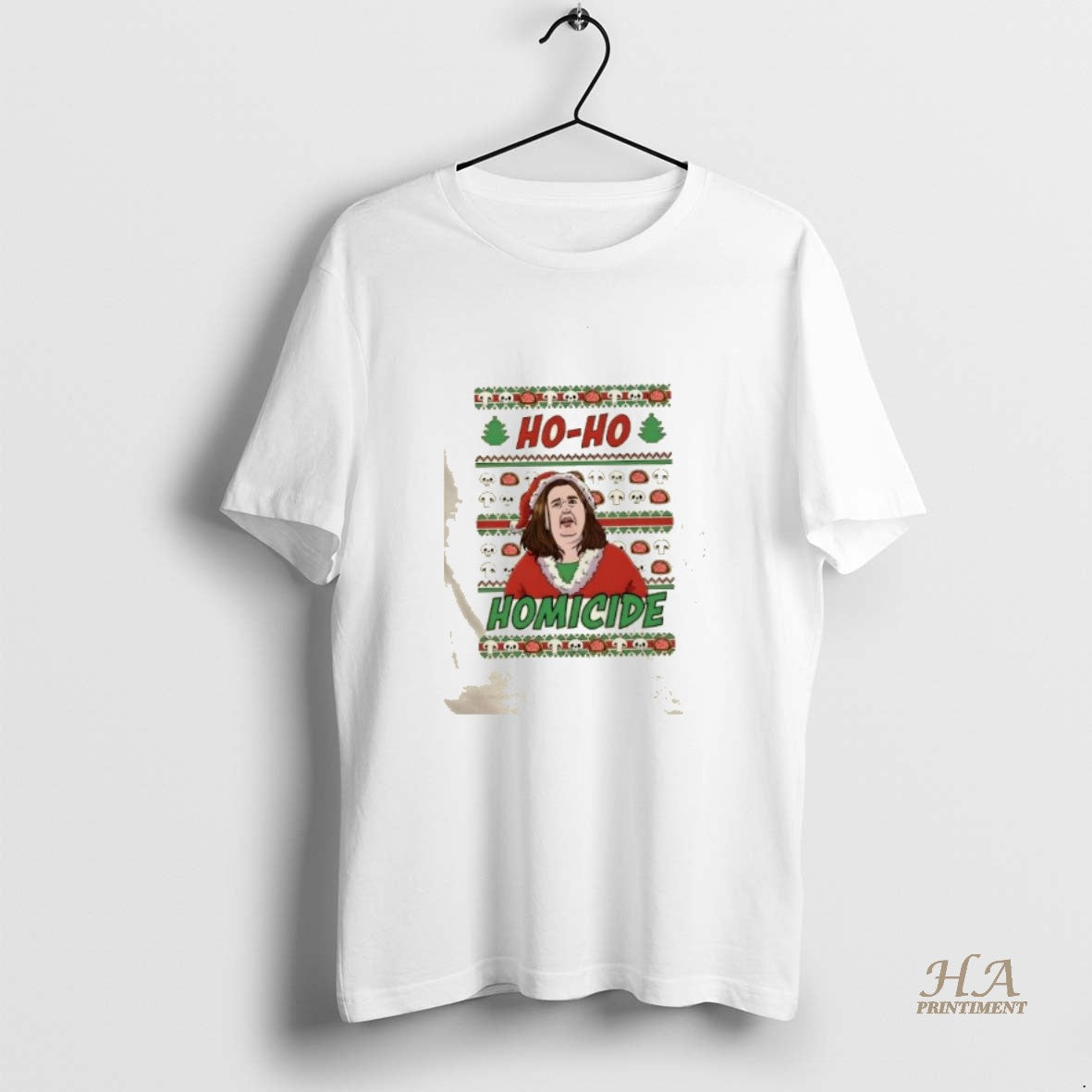 Official Ho Ho Homicide Merry Mushroom Lady Christmas