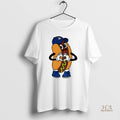 Official Hog Dog Los Angeles Dodgers Love Hand Mlb Baseball Champion World Series 2025