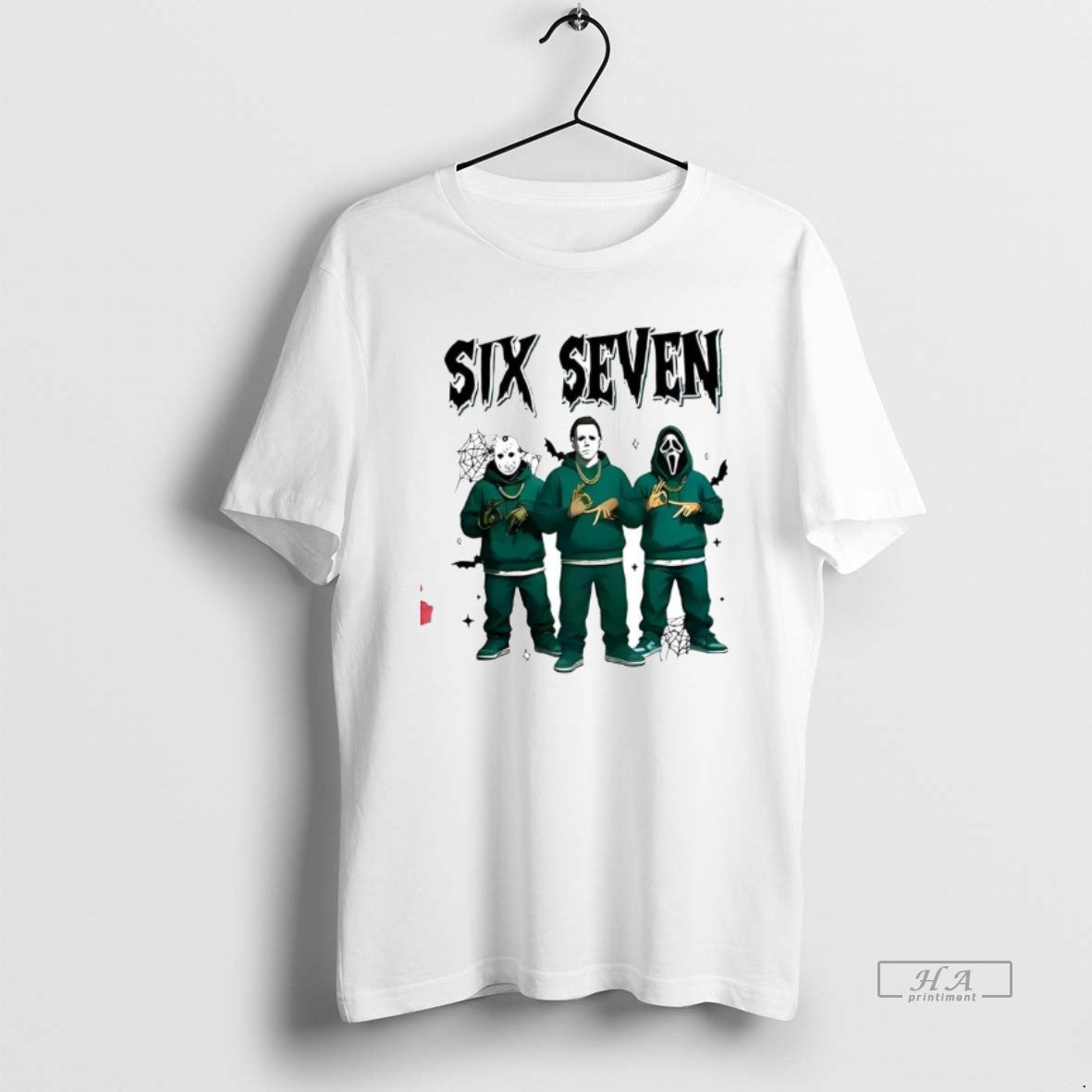 Official Horror Characters Six Seven Halloween 2025