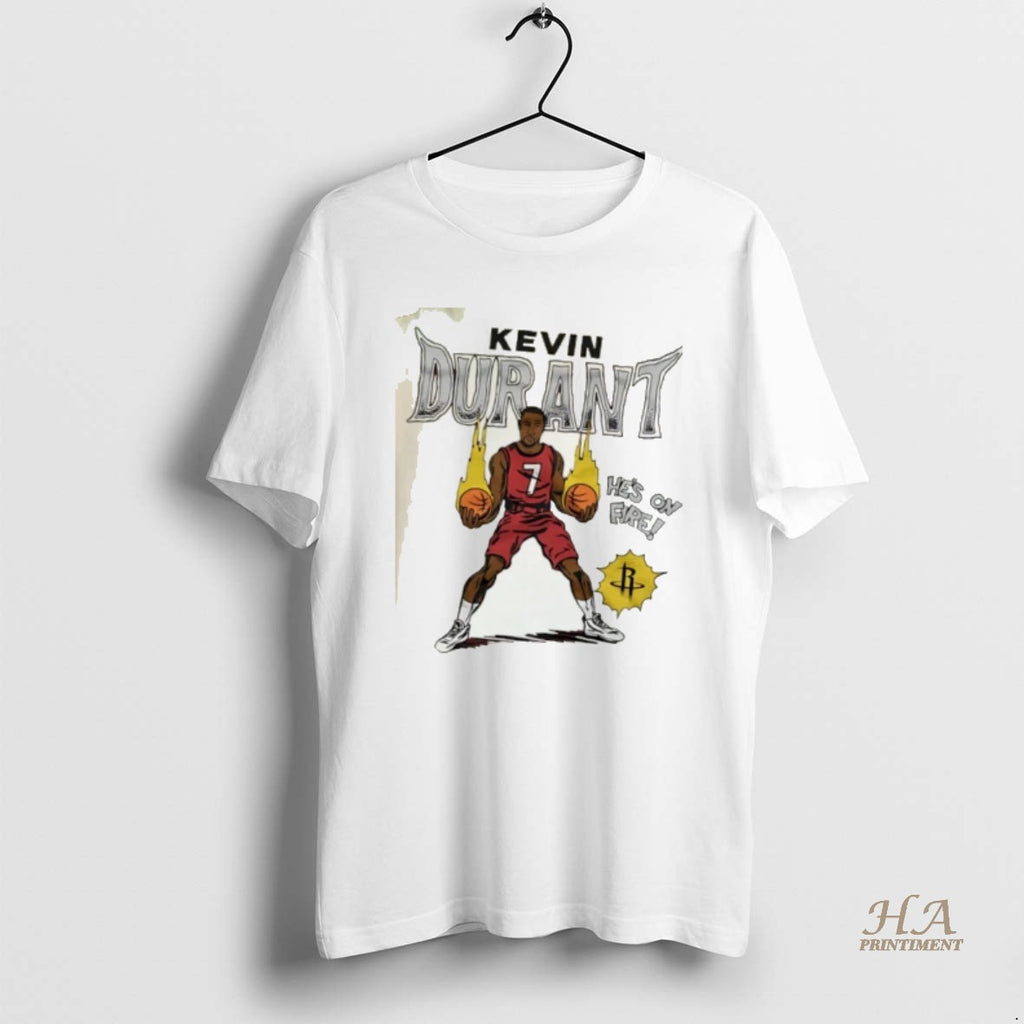 Official Houston Rockets Kevin Durant Hes On Fire Comic Book
