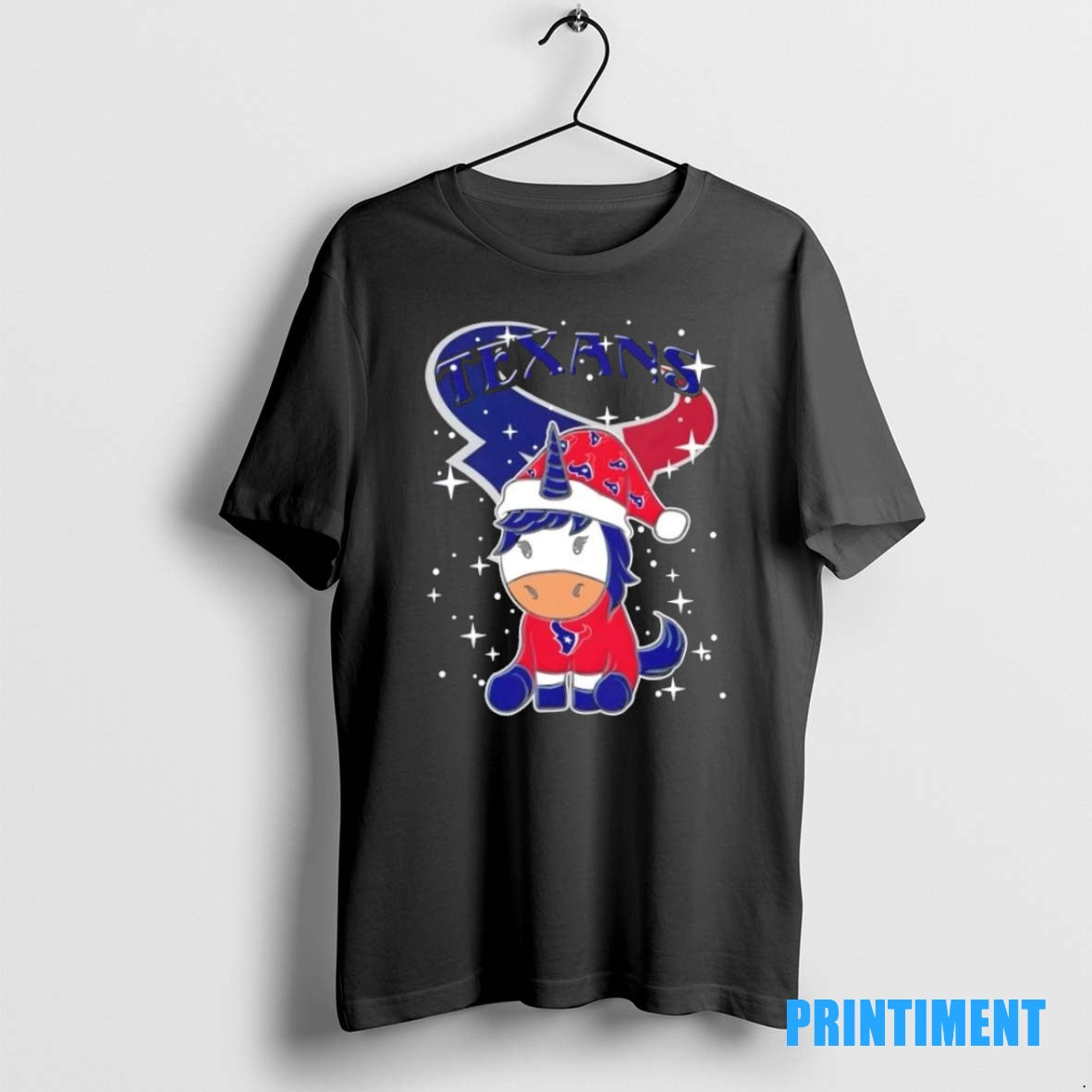 Official Houston Texans Football X Unicorn Merry Christmas Tee Sweater