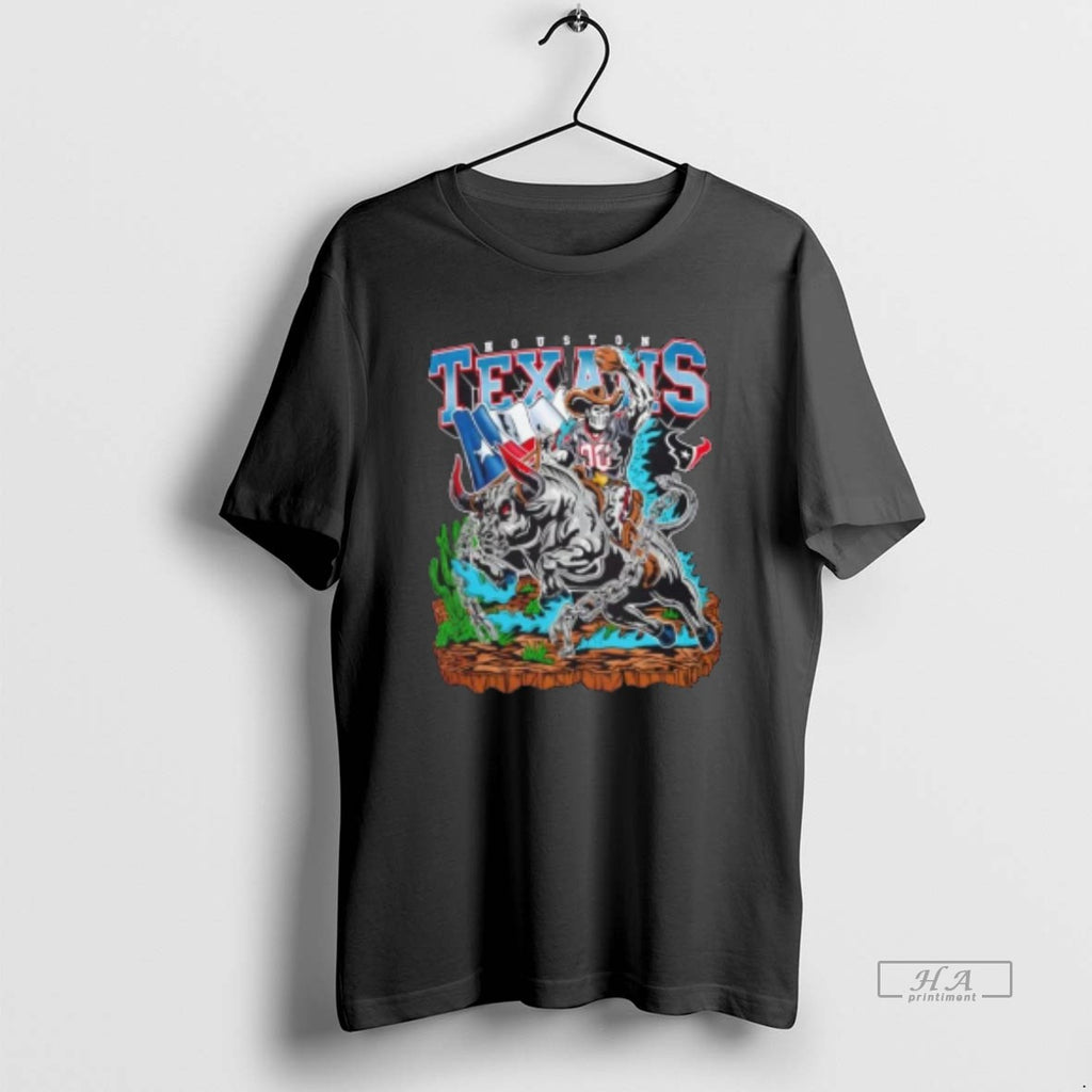 Official Houston Texans Wrangler Football Fire Graphic
