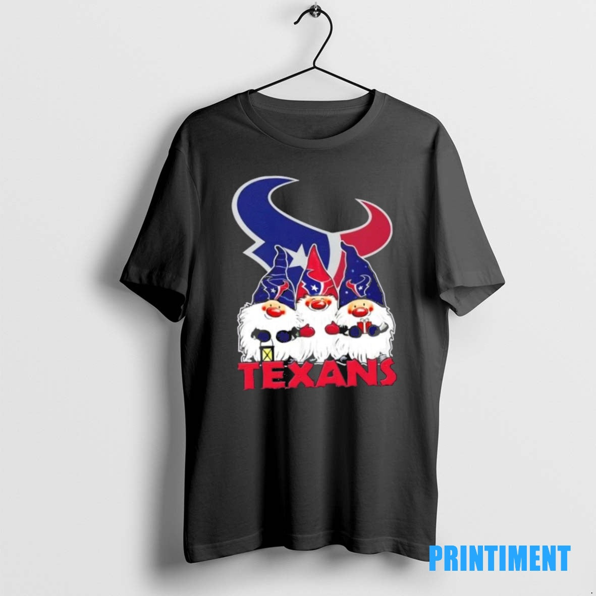 Official Houston Texans X Gnomes Xmas Christmas Tee Sweater