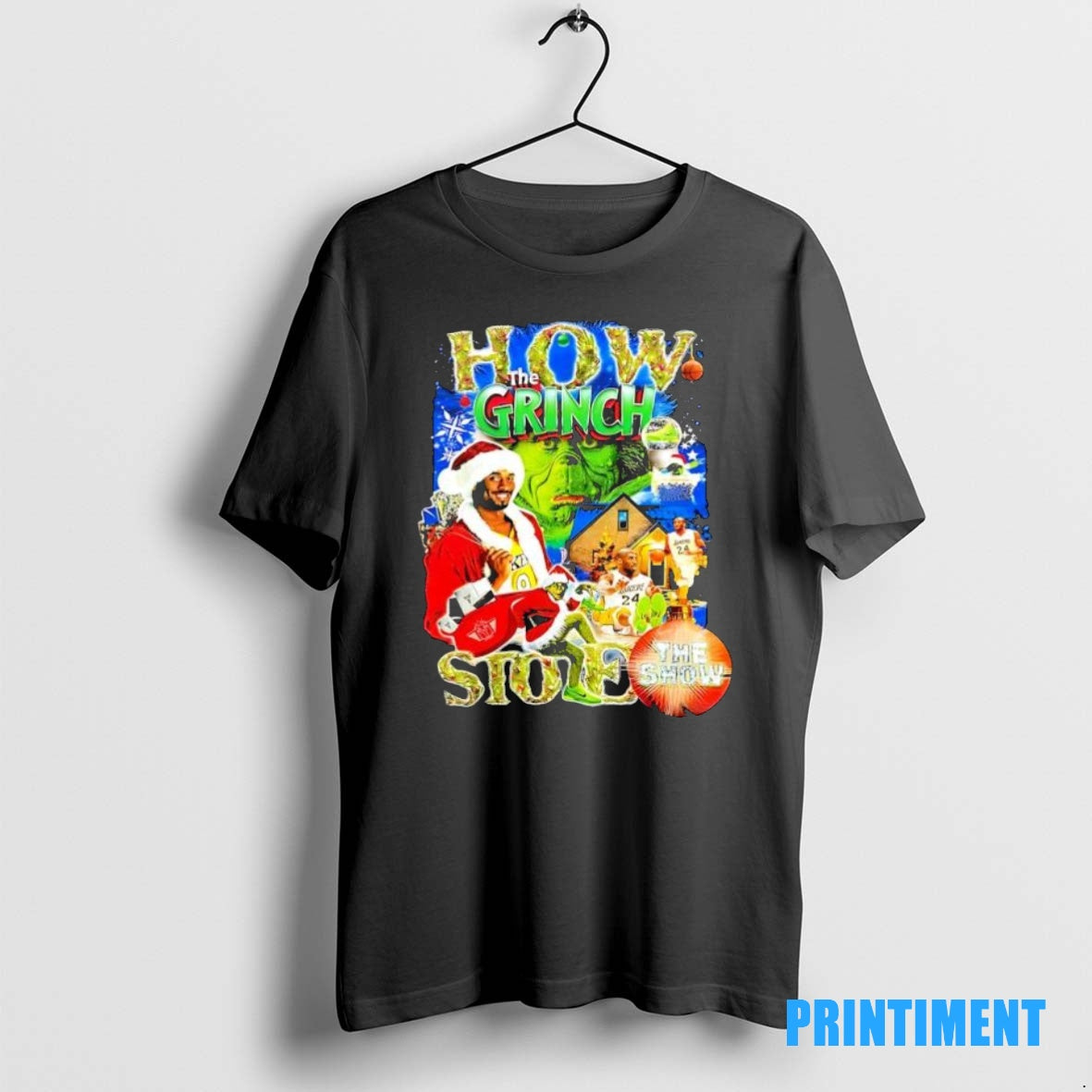 Official How The Grinch Stole The Show The Mamba Christmas Tee Sweater