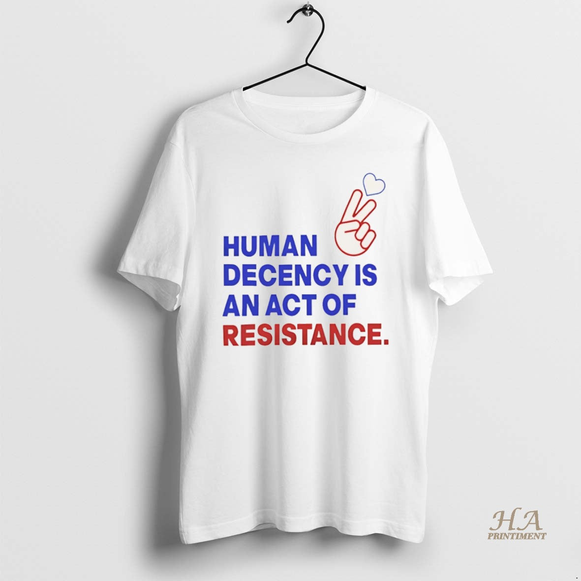 Official Human Decency Is An Act Of Resistance Christmas