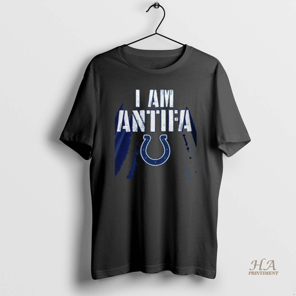 Official I Am Antifa Indianapolis Colts Against Fascism Two Side