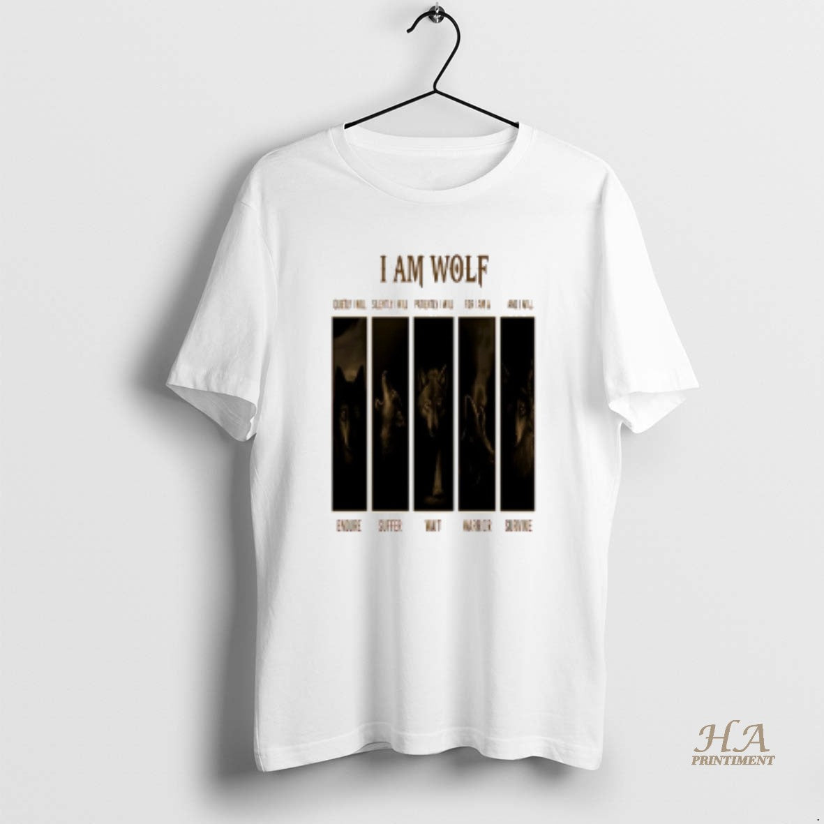 Official I Am Wolf Quietly I Will Silently I Will Patiently I Will For