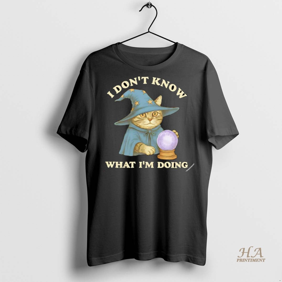 Official I Dont Know What Im Doing Cat Wizard Christmas Shirt