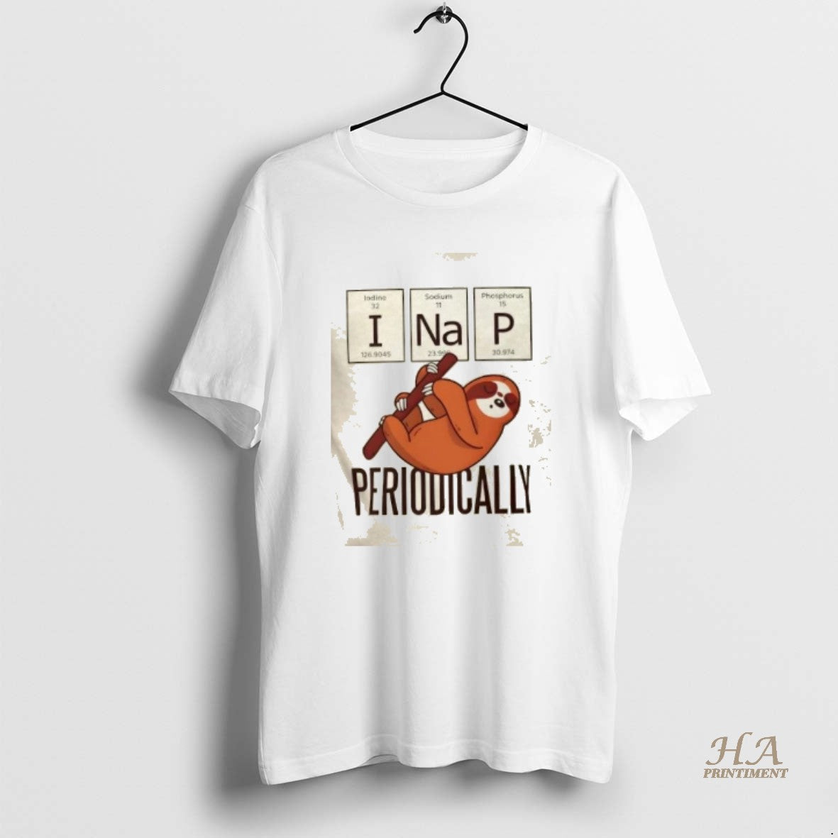 Official I Nap Periodically Science Sloth