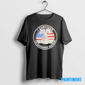 Official I Survived The Government Shutdown 2025 American Flag Tee Sweater