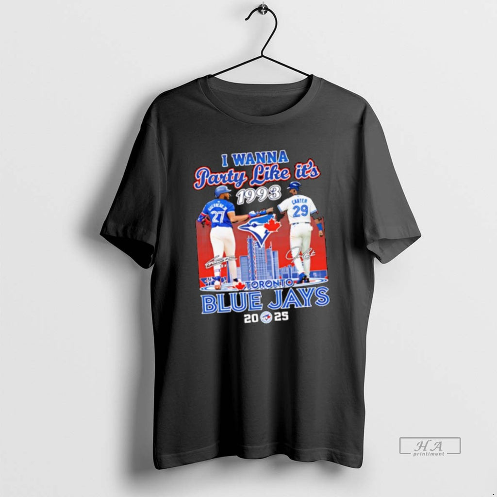 Official I Wanna Party 1993 Joe Carter And Roberto Alomar Toronto Blue Jays Signatures