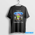 Official I Work At Santa Grinch X Ford Motor Its Fine Everything Is Fine Tee