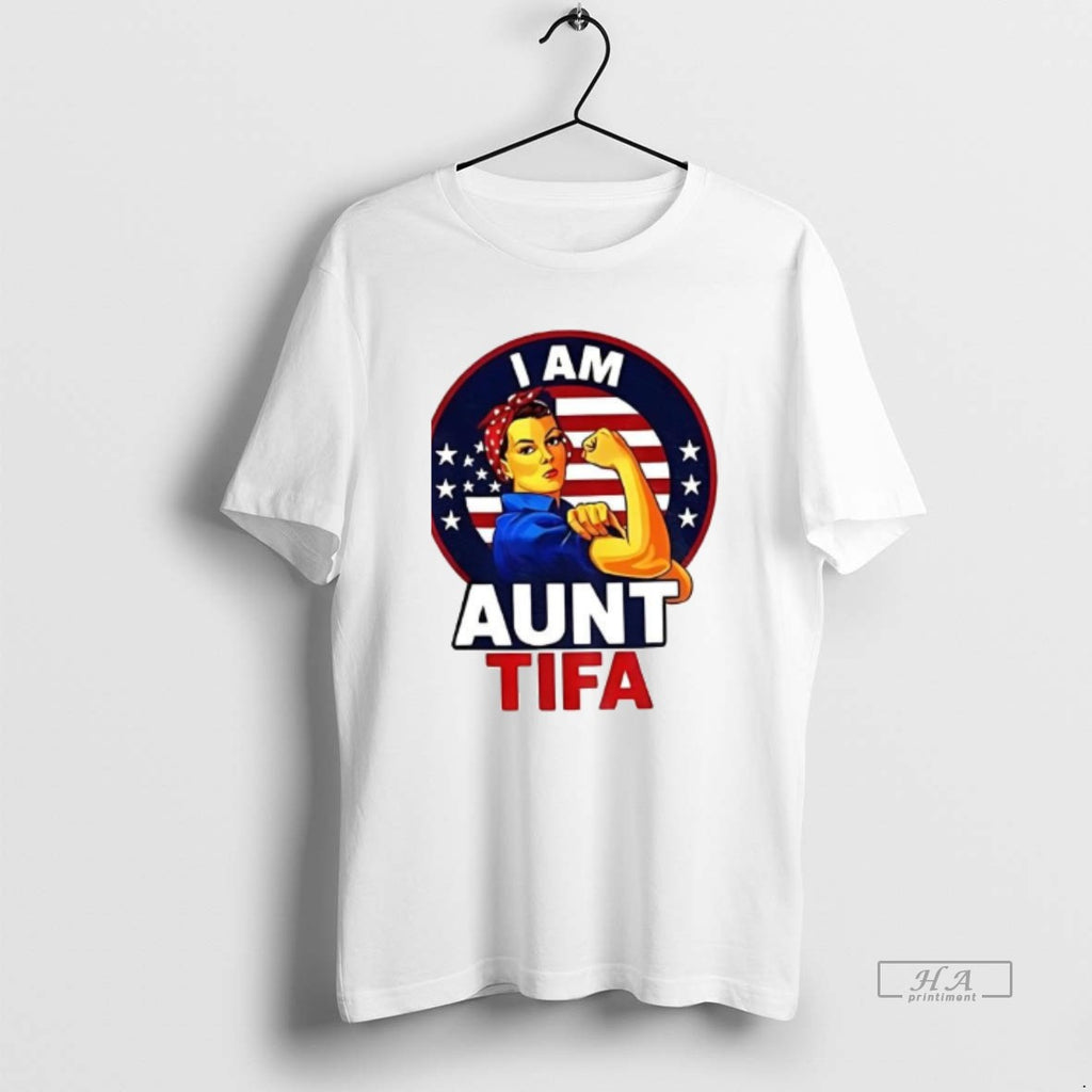 Official I Am Aunt Tifa Feminist Graphic