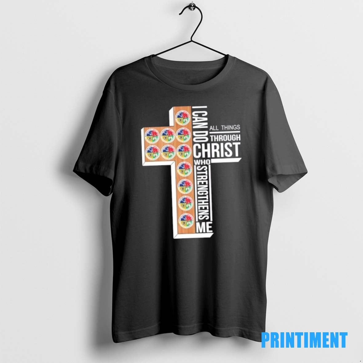 Official I Can Do All Things Through Christ Who Strengthens Me Boston Sports Tee Sweater