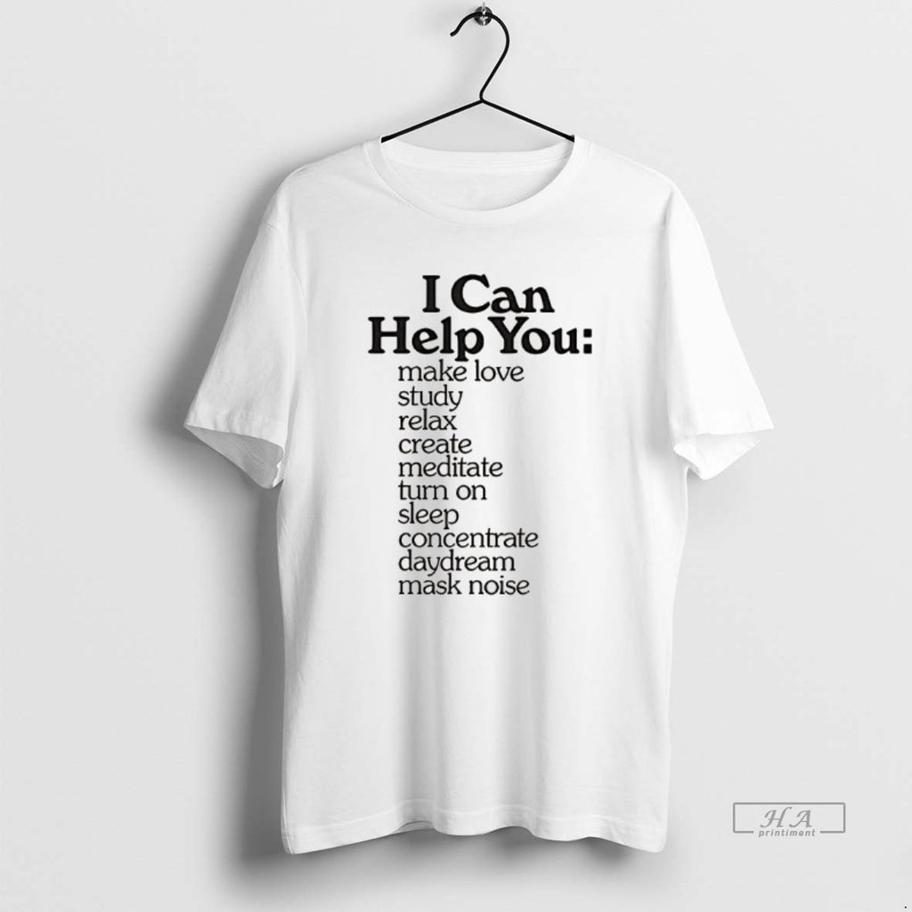 Official I Can Help You Retro Typography Quote