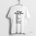 Official I Can Help You Retro Typography Quote