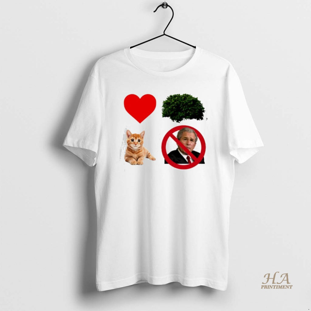 Official I Heart Bush The Pussy Not The President George W