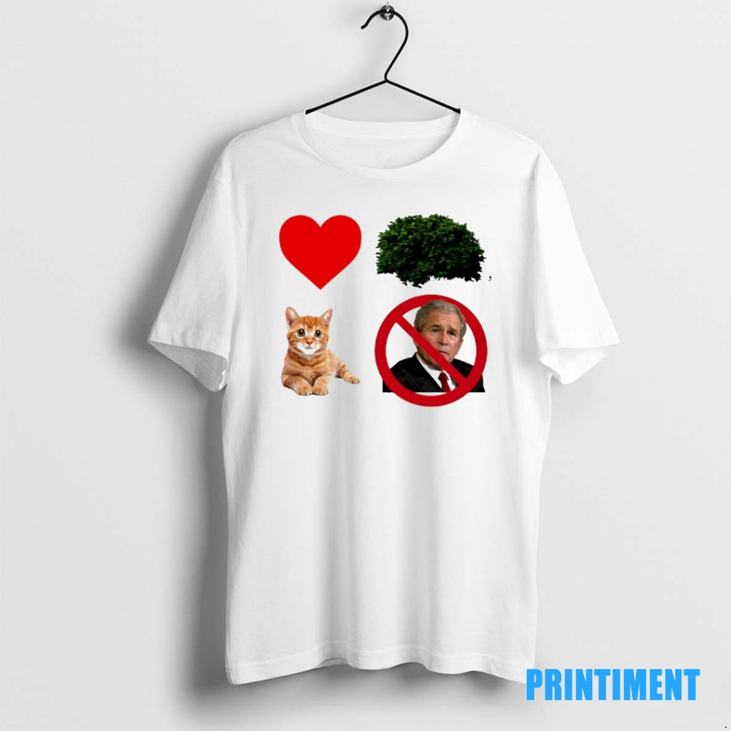 Official I Heart Bush The Pussy Not The President George W Tee Sweater