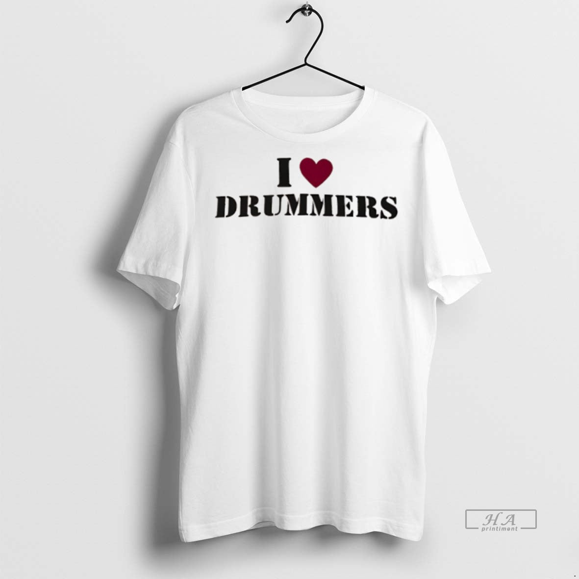 Official I Love Drummers Heart Shirt