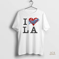Official I Love Los Angeles Dodgers Mlb Baseball World Series 2025