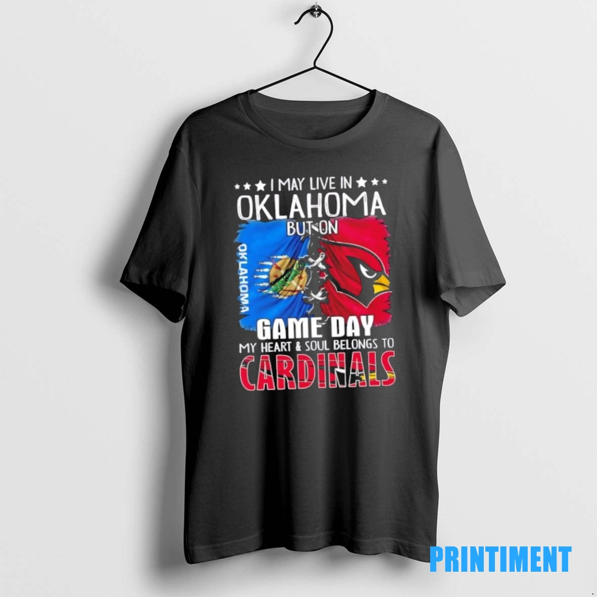 Official I May Live In Oklahoma But On Gameday My Heart And Soul Belongs To