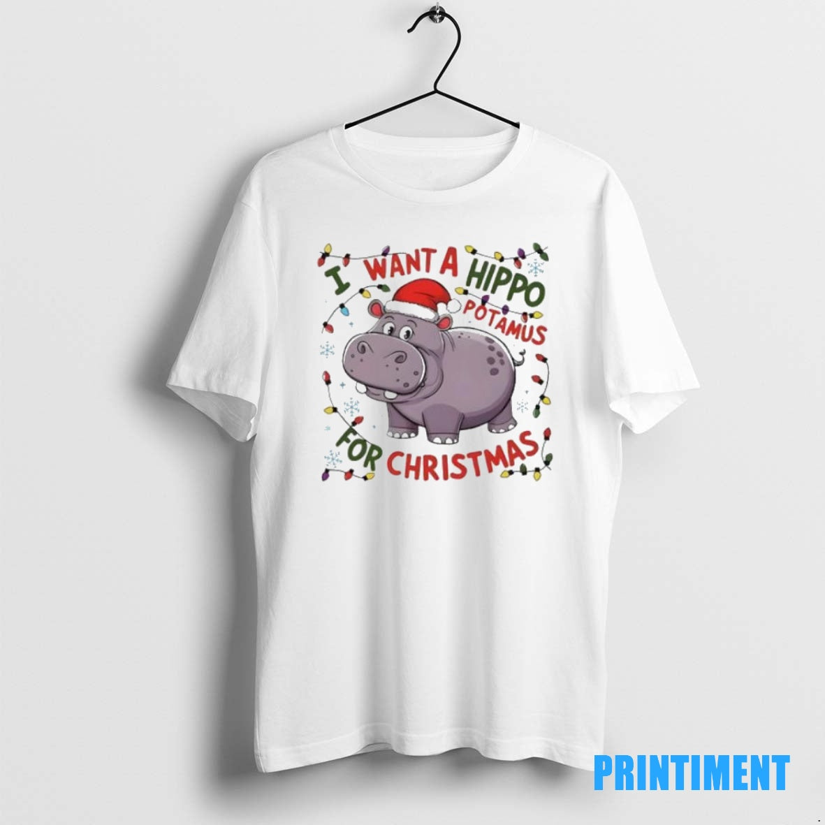 Official I Want A Hippo Potamus For Christmas Tee Sweater