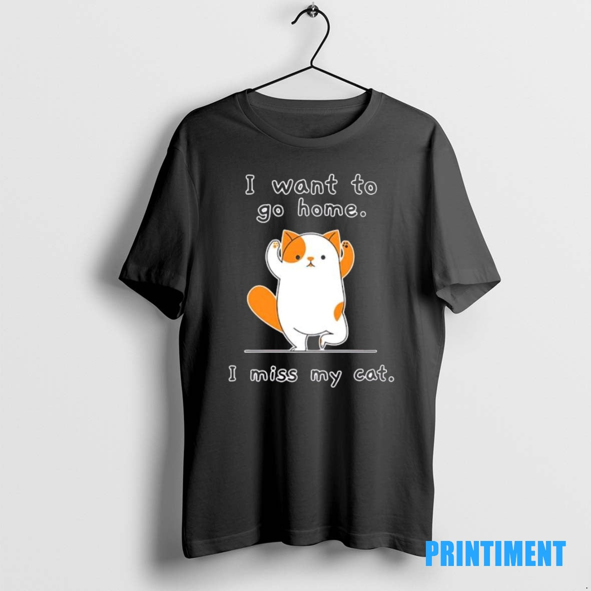 Official I Want To Go Home I Miss My Cat Cute Tee Sweater