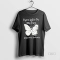 Official I Wear White For My Sister Lung Cancer Awareness Butterfly Floral