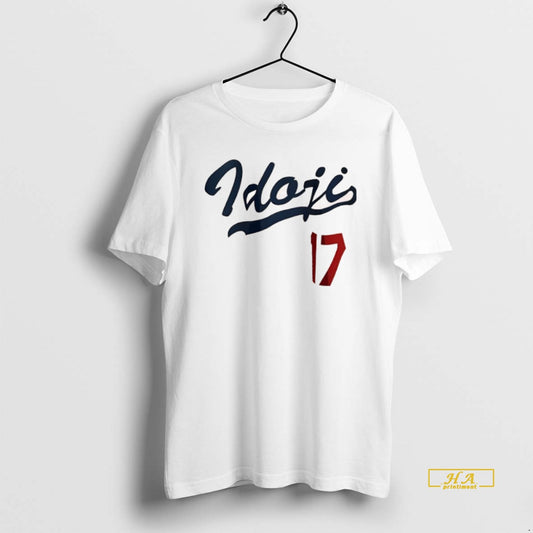 Official Idoji Shohei Ohtani 17 Los Angeles Dodgers Baseball
