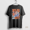 Official Illinois Fighting Illini Miles Scott Number 10 Graphic Vintage Christmas Ornaments