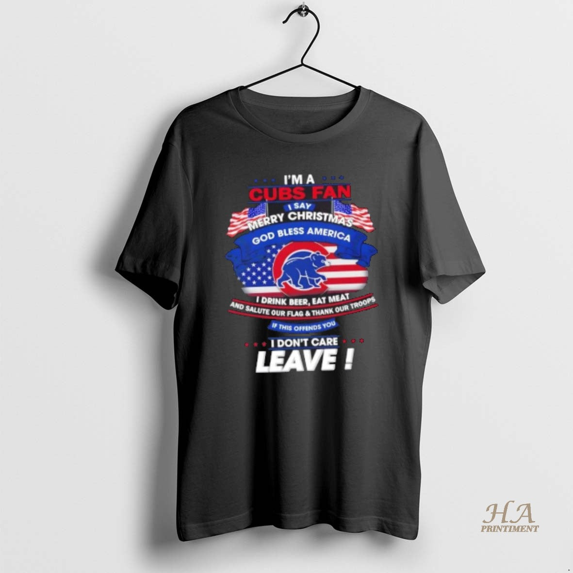 Official Im A Chicago Cubs Fan I Say Merry Christmas God Bless America I Dont