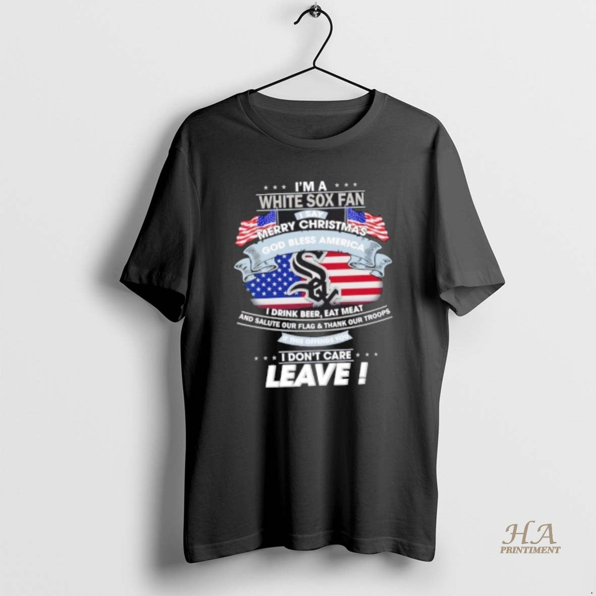 Official Im A Chicago White Sox Fan I Say Merry Christmas God Bless America