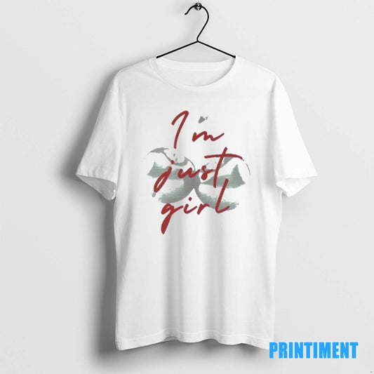 Official Im Just A Girl Cherry Tee Sweater