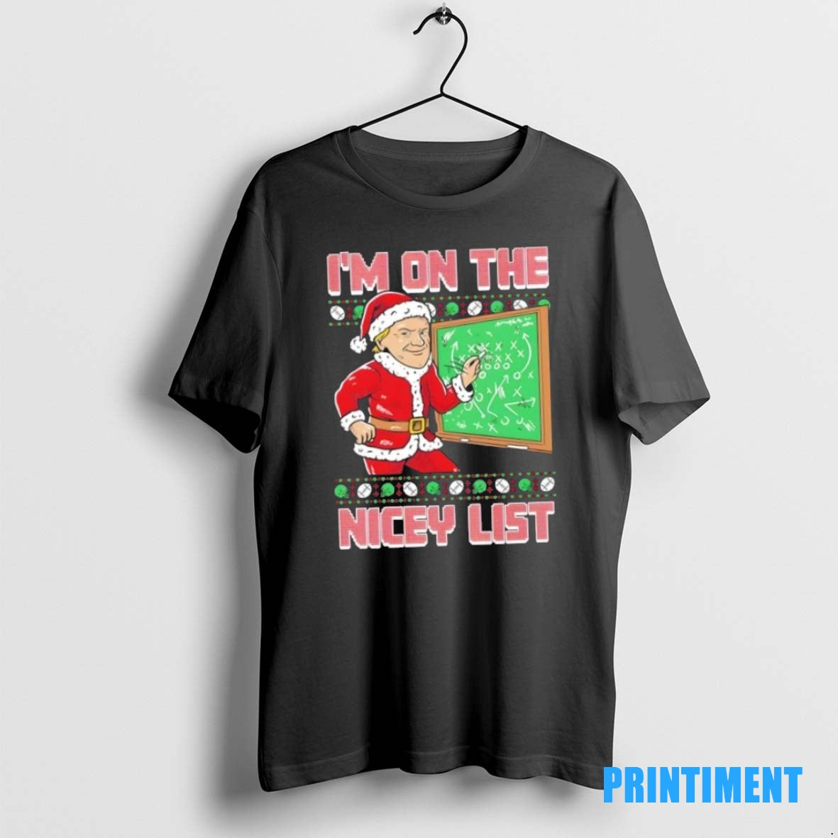 Official Im On The Nicey List Christmas Ugly Tee Sweater