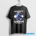 Official Im Proud Of Being A Dallas Cowboys Fan Tee Sweater