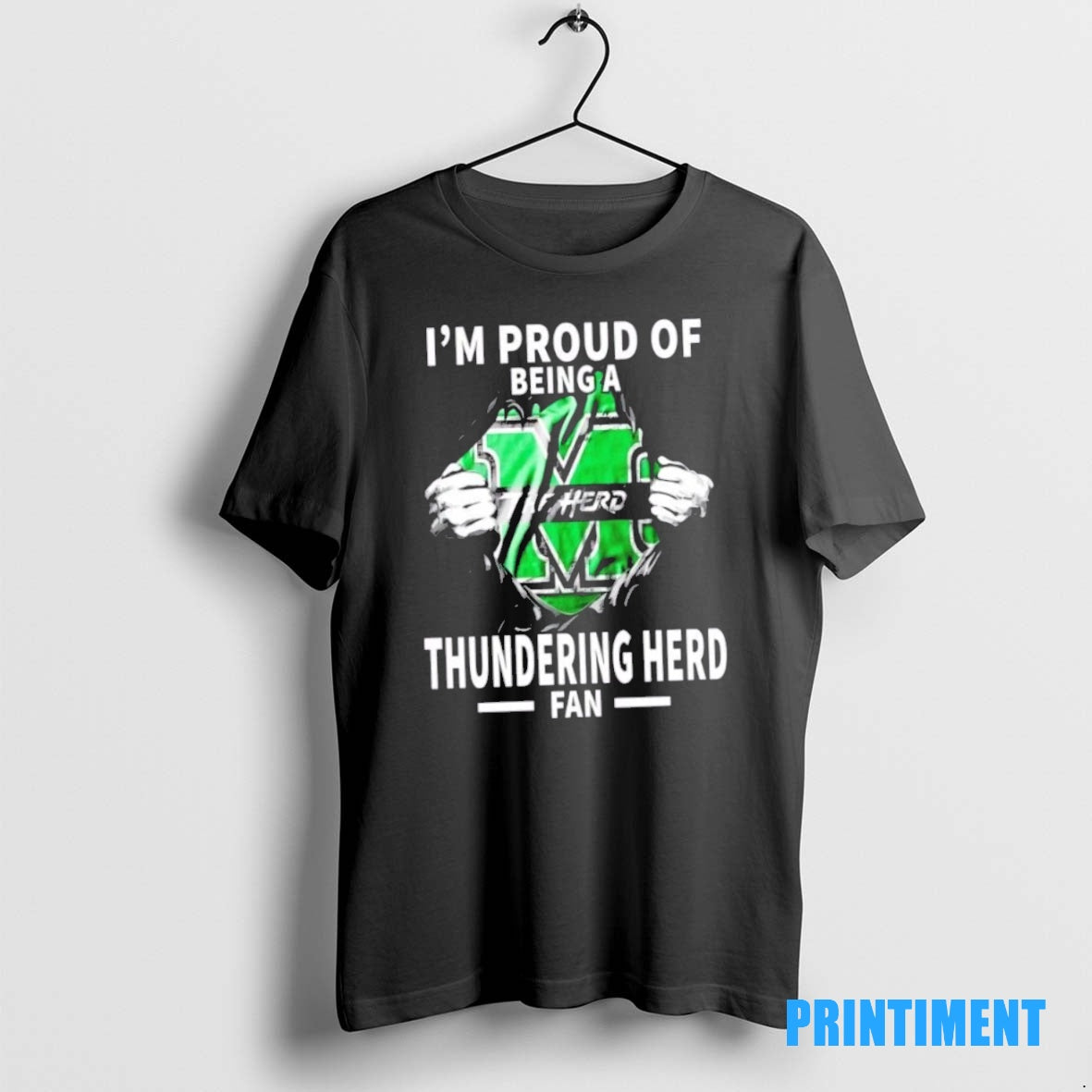 Official Im Proud Of Being A Marshall Thundering Herd Fan Tee Sweater
