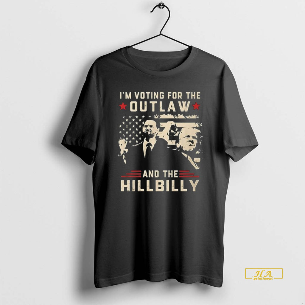 Official Im Voting For The Outlaw And The Hillbilly Retro
