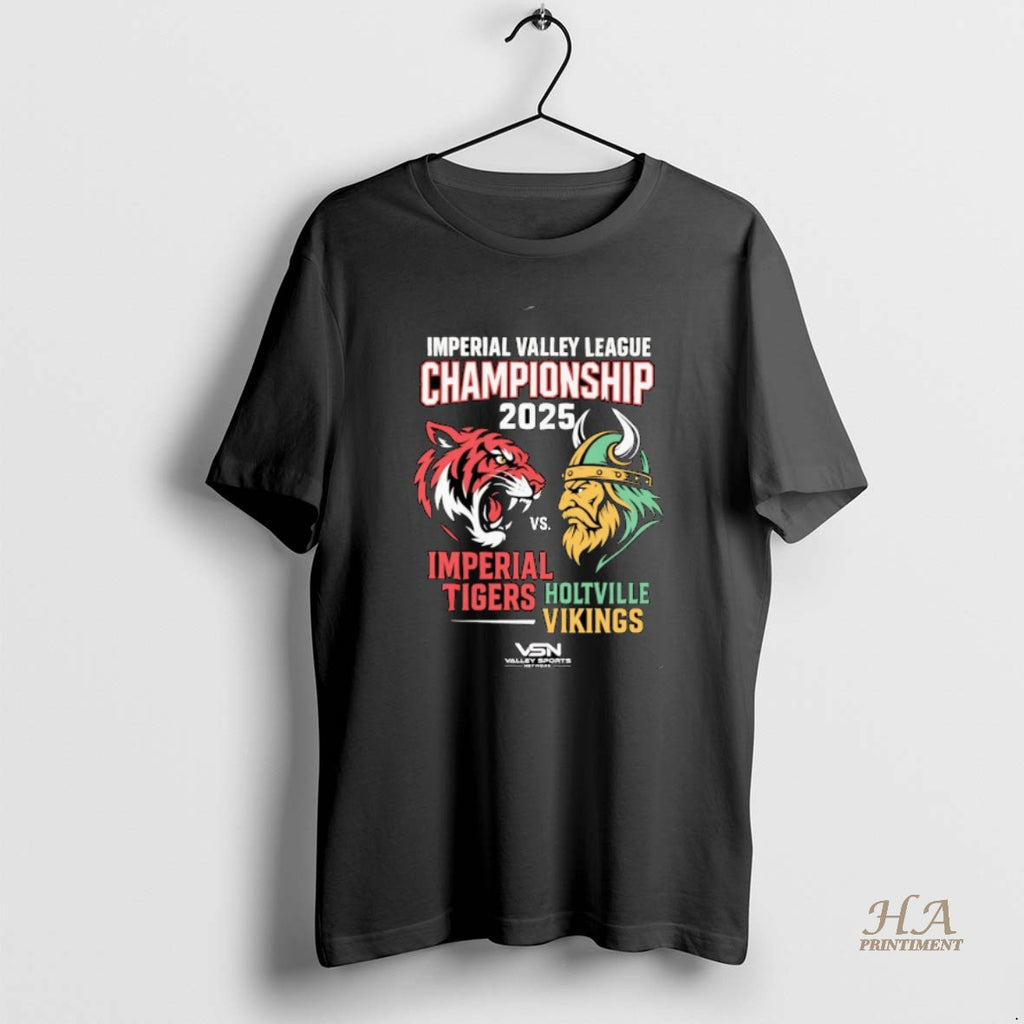 Official Imperial Valley League Championship 2025 Imperial Tigers Vs Holtville Vikings Christmas Ornaments