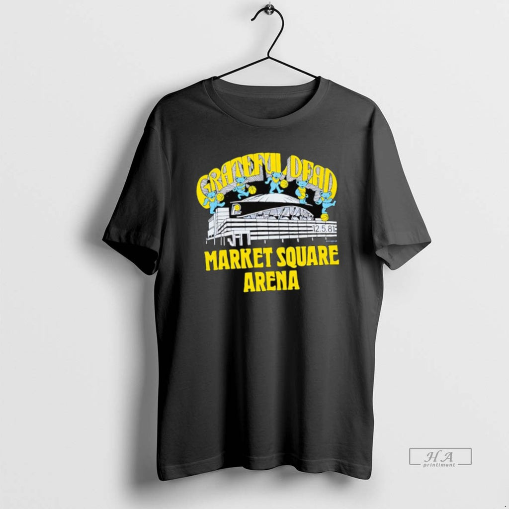 Official Indiana Pacers X Grateful Dead Bears Market Square Arena