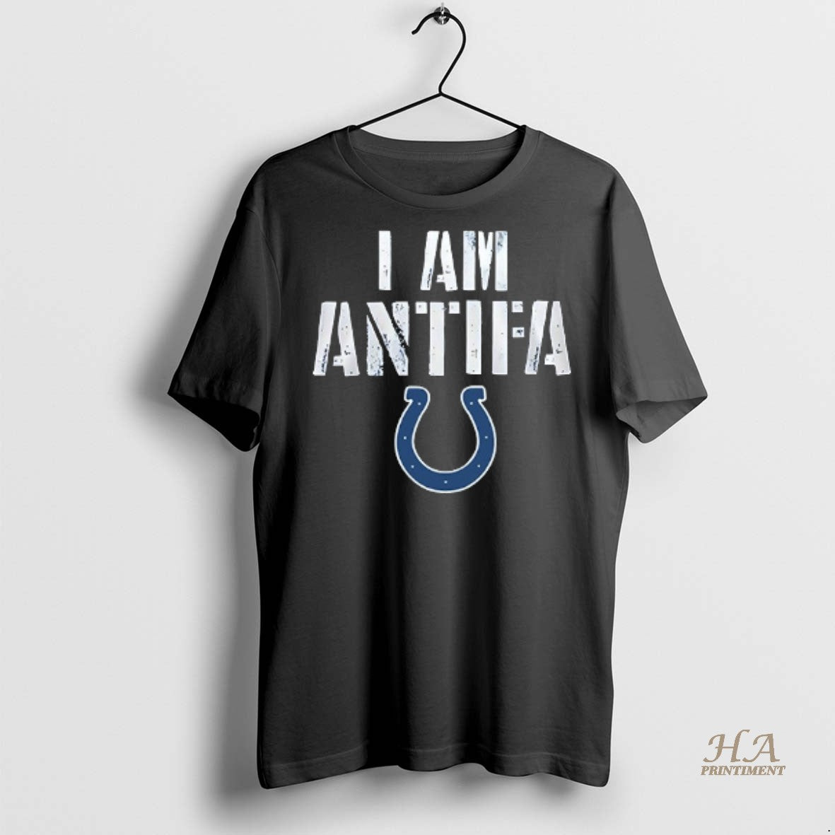 Official Indianapolis Colts I Am Antifa Against Fascism Shirt