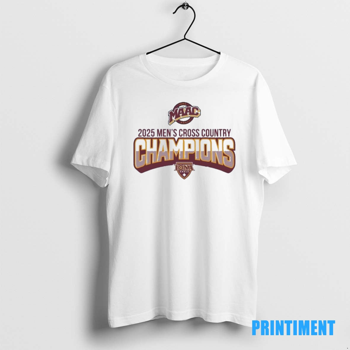 Official Iona Gaels 2025 Maac Mens Cross Country Champions Tee Sweater